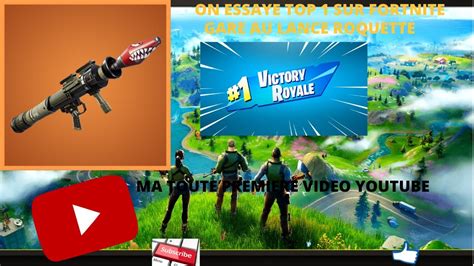 on essaie de faire top 1 sur fortnite pour ma toute première vidéo sur