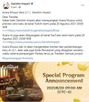 Catat Inilah Tanggal Live Streaming Genshin Impact Ada Baal Spin