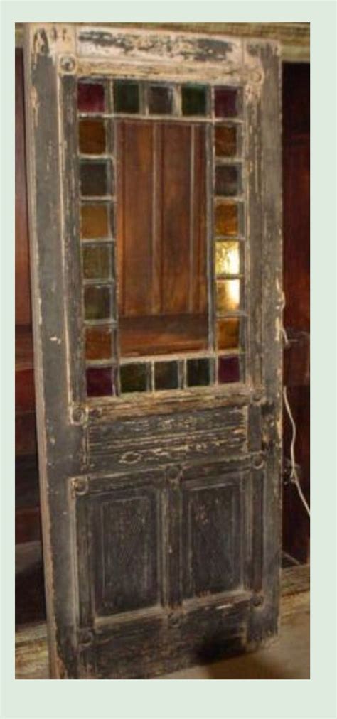Antique Glass Door