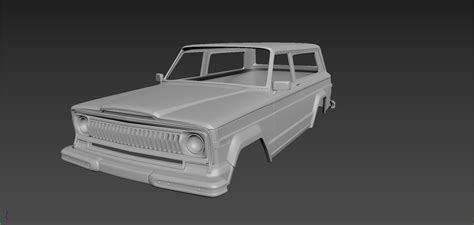 3d File Jeep Cherokee 1977 Body For Print 🚗・3d Printer Design To