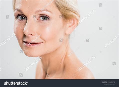 Attractive Blonde Mature Woman Looking Camera库存照片1348809752 Shutterstock