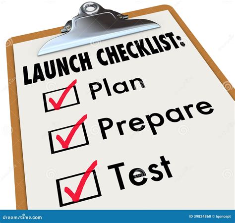 Plan Prepare Practice Perform Thinking Person Strategy Idea Stock