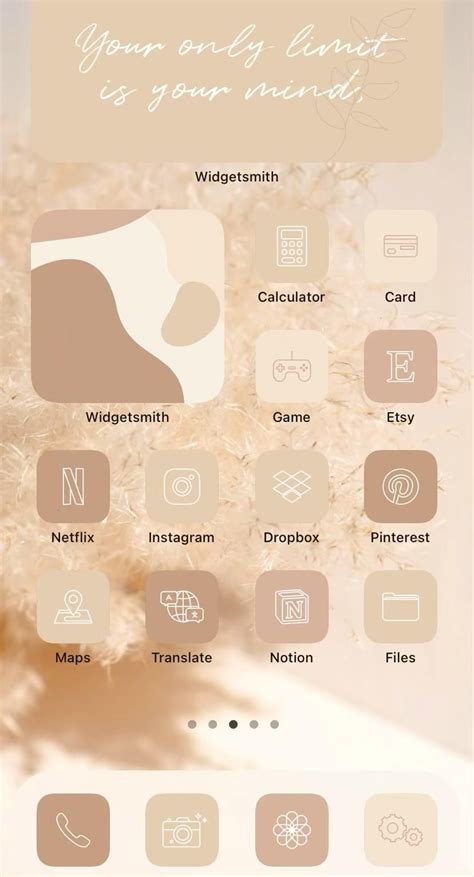 Nude Aesthetic Iphone Home Screen Iphone App Icons For Ios Artofit