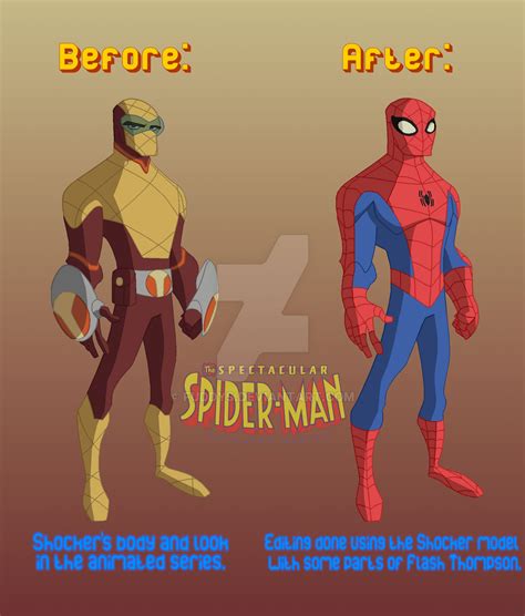Shocker and Spidey edit Comparasion. by Fuddys on DeviantArt