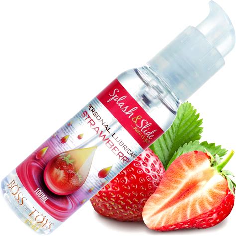 El Intymny Splash Slide Strawberry Truskawkowy Sex Lubrykant Ml