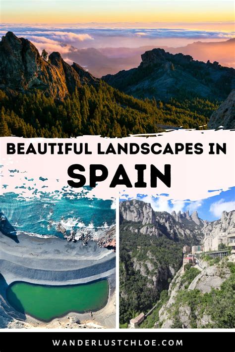 amazing landscapes  spain mountains islands waterfalls