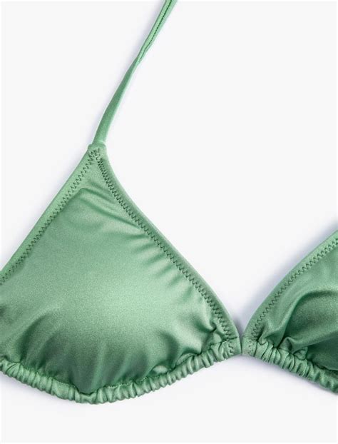 Ye Il Kad N Gen Bikini St Basic Kapl Boyundan Ba Lamal Sak Bm Koton