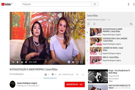 Nayane Rodrigues Lingerie Lan A Canal No Youtube Programas Exclusivos Sobre O Universo