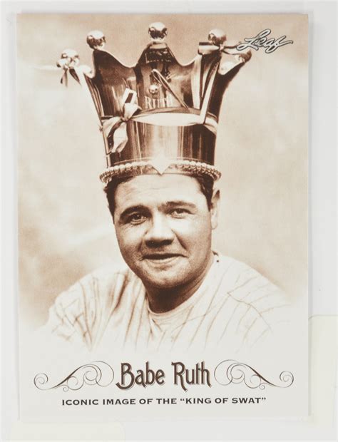 Rare Babe Ruth HOFer New York Yankees Collectible Card Property Room