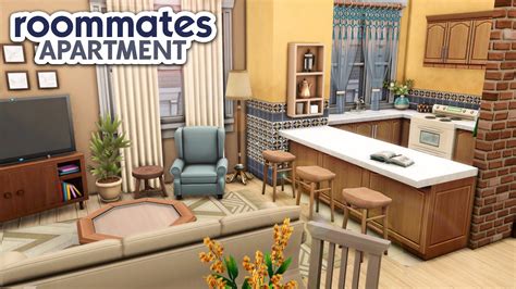 Cozy Roommates Apartment The Sims 4 Speed Build Apartment