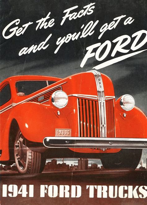 1941 Ford Truck Brochure The Flat Spot