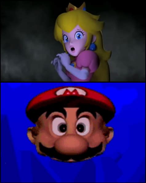 Peach is Scared Of Mario by BrightStar40k on DeviantArt