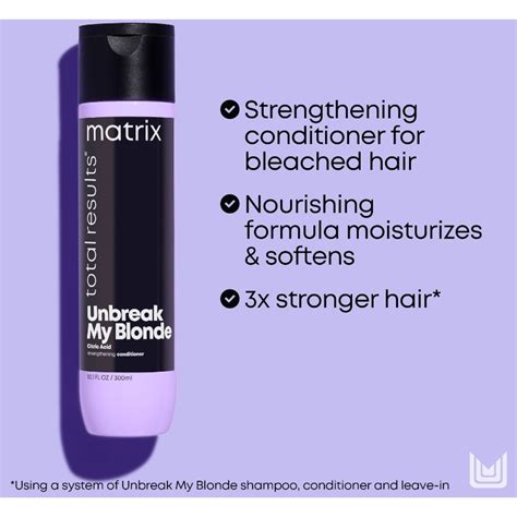 Matrix Unbreak My Blonde Conditioner Ml Se Her NiceHair