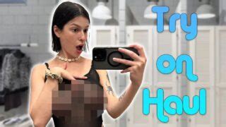 Nude Try On Haul Videos See Through NSFW Dresses Page 19 Of 294 YTBoob