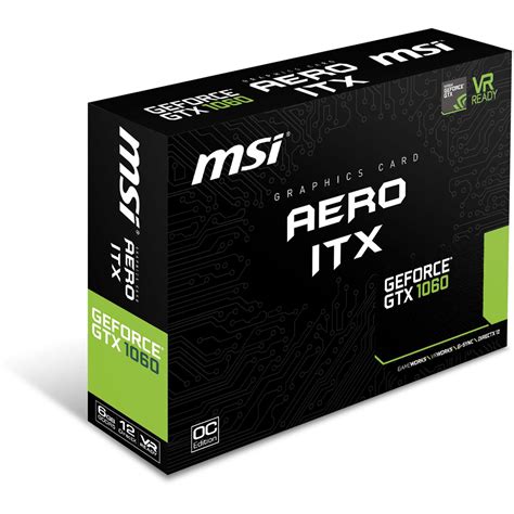 6GB MSI GeForce GTX 1060 AERO ITX 6G OC Aktiv PCIe 3.0 x16 (Retail ...