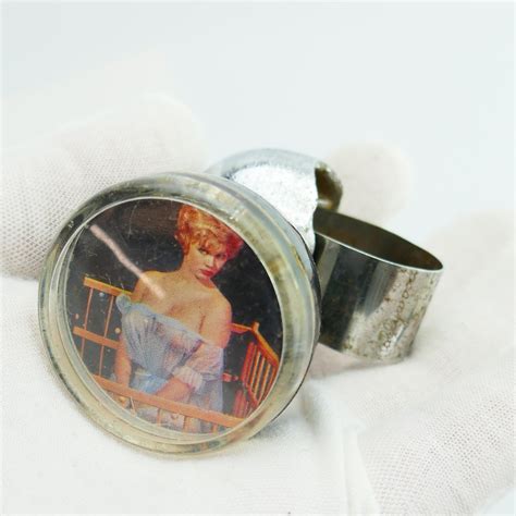 Vintage Suicide Hot Rod Steering Wheel Knob Pinup Pin Up Nude Sexy