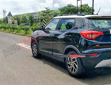 Mahindra Xuv Facelift Spied New Logo Alloys Colour