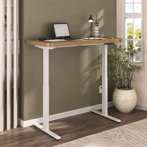 Escrivaninha Regulagem De Altura - Mesa Escrivaninha Home Office Premium com Regulagem de Altura Olmo ...