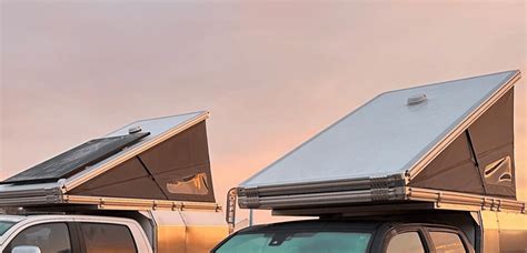 Space Age Origami Truck Camper Pops Into Hard Wall Toyota Top Habitat