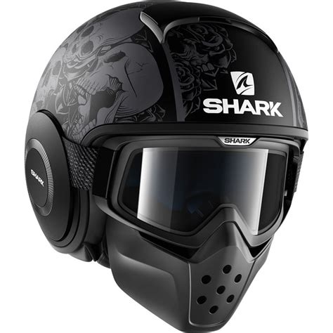 Casque Drak Sanctus Mat Shark Moto Dafy Moto Casque Jet De Moto