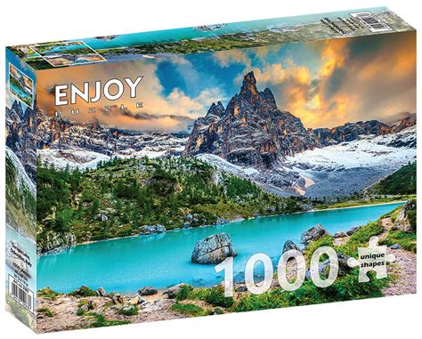 Enjoy Puzzle Jezioro Sorapis Dolomity W Ochy El Enjoy