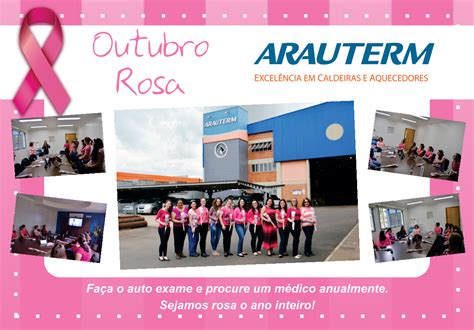 Arauterm Not Cias Outubro Rosa Arauterm