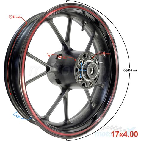 Llanta Trasera Barton Naked Motor X