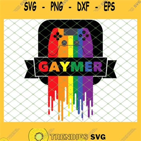 Lgbt Gamer Gaymer Gay Pride Rainbow Gamepad Svg Png Dxf Eps 1 Svg Cut Files Svg Clipart Silho