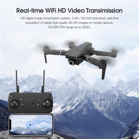 Best Drone Eachine E520S GPS WIFI FPV With 4K/1080P HD Camera 16mins ...