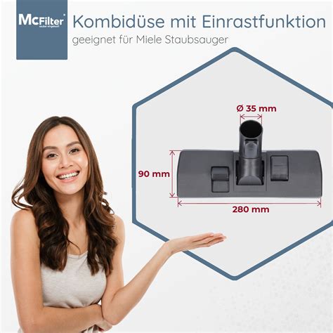 Bodendüse Kombidüse geeignet für Miele S8340 Ecoline Powerline