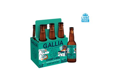 Gallia Champ Libre Bi Re Blonde Non Filtr E X Cl