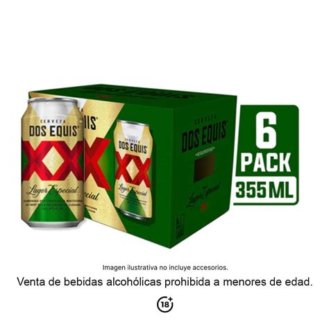 Cerveza Clara Dos Equis Lager Latas De Ml C U Walmart