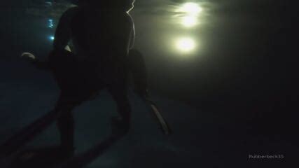 Scuba Sex In Pool At Night