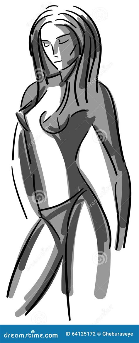 Naked Woman Body Stock Vector Illustration Of Healthy