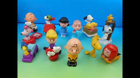 2015 THE PEANUTS MOVIE SET OF 12 McDONALD S HAPPY MEAL COLLECTION VIDEO