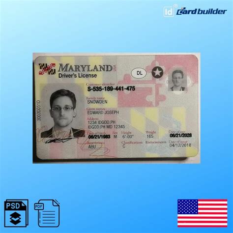 Oklahoma Drivers License Template Psd Free