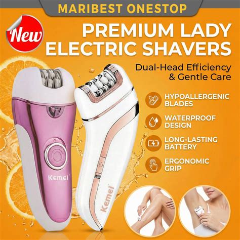 km  usb epilator electric hair removal women men body hair shaver