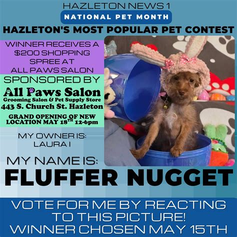 Hazleton - We’re proud to partner with All Paws Salon for Hazleton’s