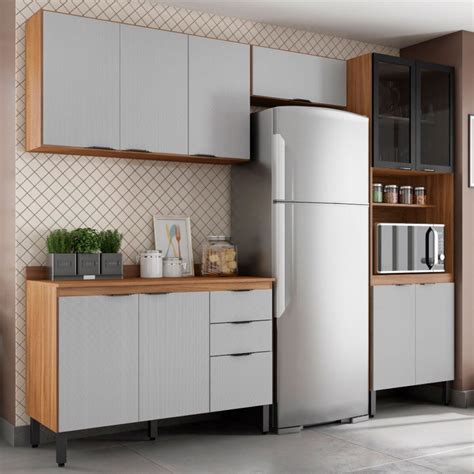 Cozinha Completa Firenze Portas Gavetas Am Ndola Touch Nude Prime Tx Dem Bile