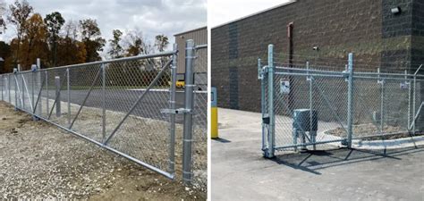build  rolling chain link gate  easy steps