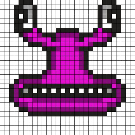 Pink Rainbow Friends Perler Charm Perler Bead Pattern Bead Sprites