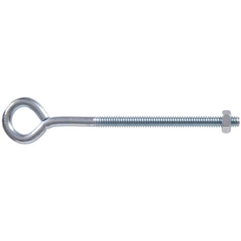 Hillman 1 4 In X 5 In Zinc Plated Coarse Thread Eye Bolt 10 Count At