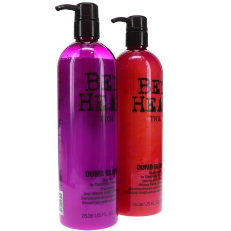 Tigi Bed Head Dumb Blonde Shampoo 25 36 Oz And Dumb Blonde Conditioner 25