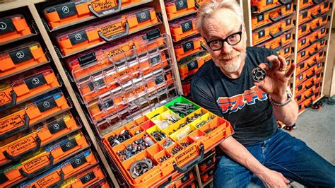 Watch Adam Savage Build An Impressive Hardware Storage Setup For His