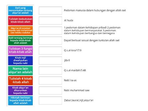 Tugas Pai Kelas Xi Match Up