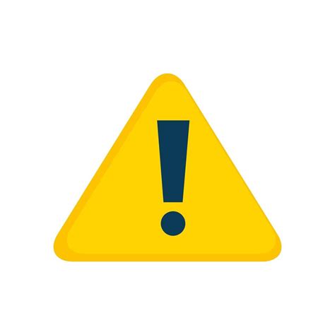 Danger Warning Sign Exclamation Mark On Yellow Triangle Vector