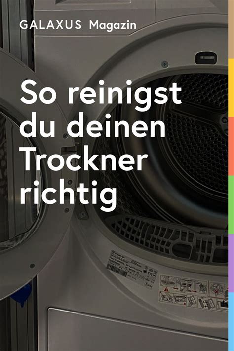 So Reinigst Du Deinen Trockner Richtig Trockner Reinigen Reinigen