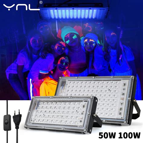 L Mpara LED UV De 50W Y 100W Reflector Para Escenario Al Aire Libre Luz