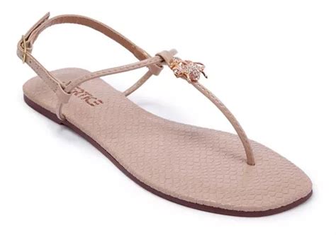 Rasteira De Dedo Feminina Abelha Nude Parcelamento Sem Juros