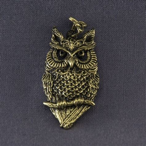 Подвеска Сова бронза ручная работа - купить с доставкой по выгодным ...
